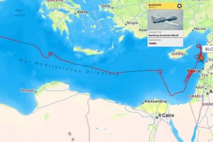 Da Sigonella decolla il maxi-drone “Triton” di US Navy diretto in Medioriente